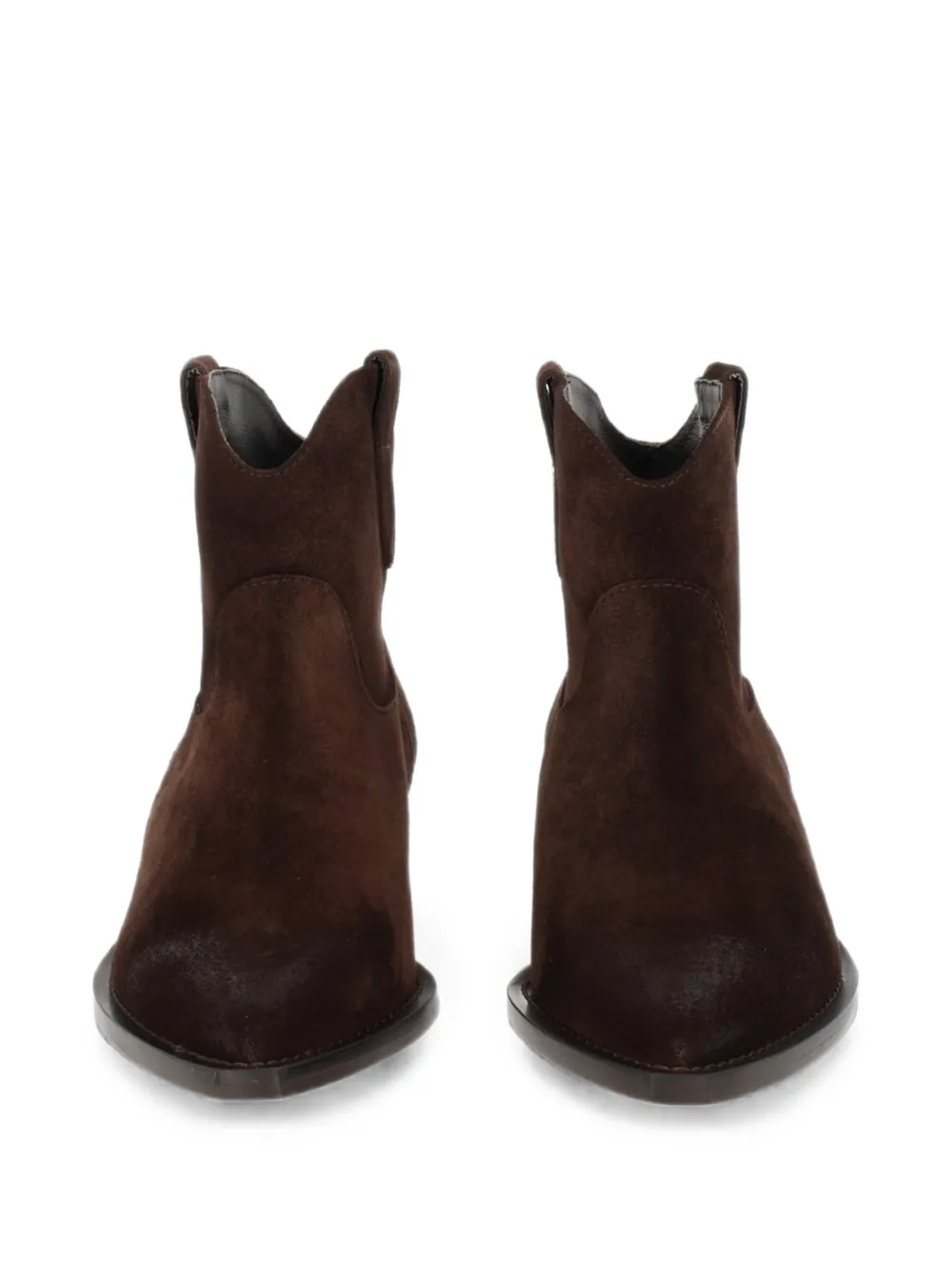 Via Roma 15 suede Western boots Bruin