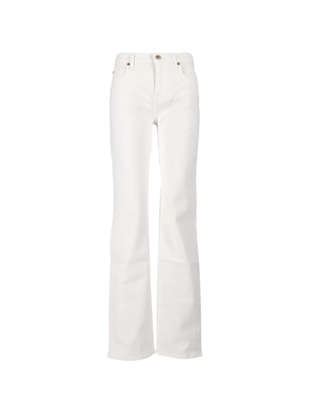 7 For All Mankind The Slim rivet-detail jeans - Blanc 7 For All Mankind The Slim rivet-detail jeans - Blanc