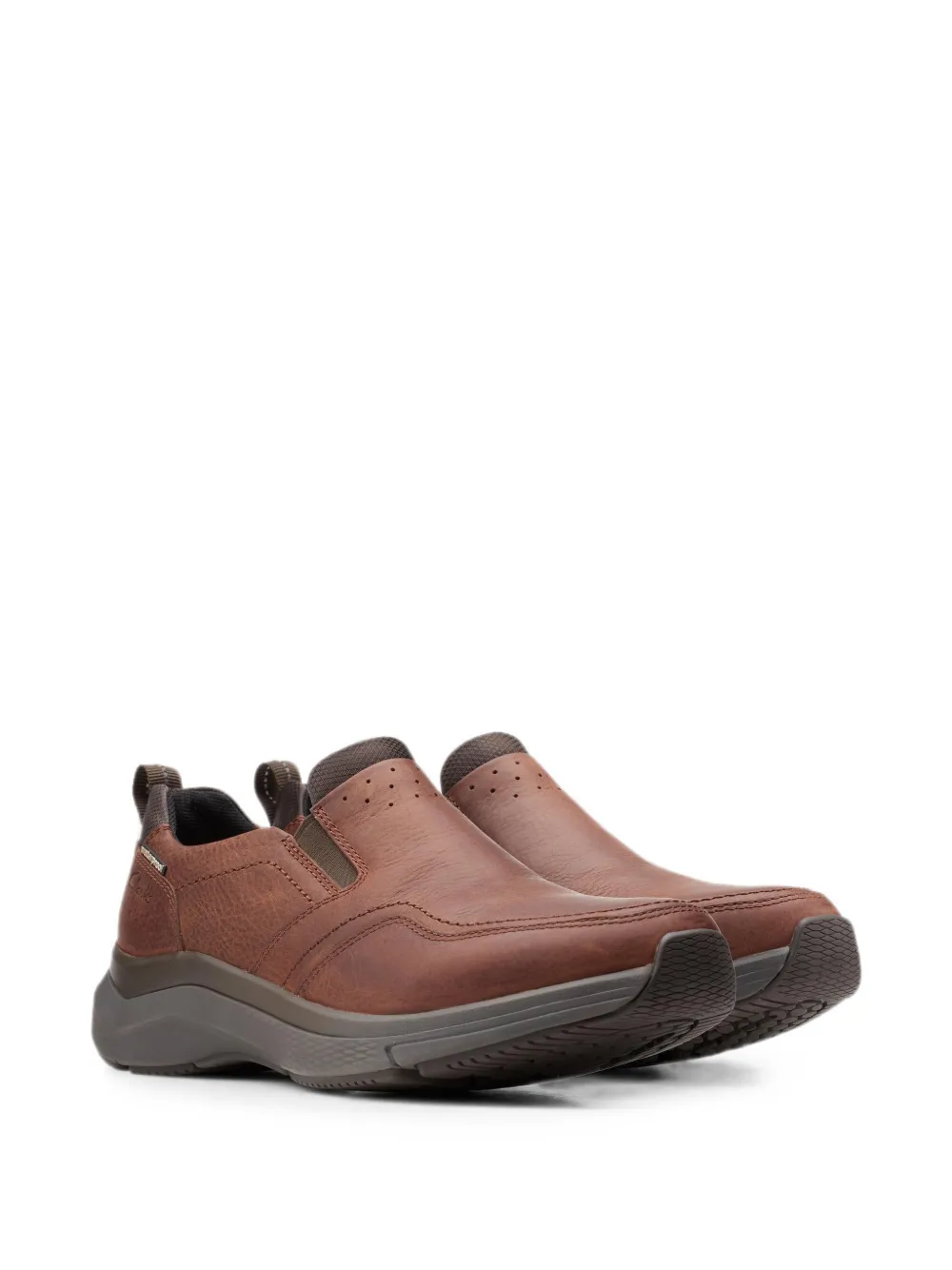 Clarks Originals Wave 2.0 Edge leren sneakers Bruin