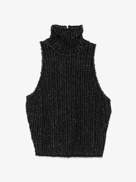 John Galliano Pre-Owned 2000s ribbed sleeveless top