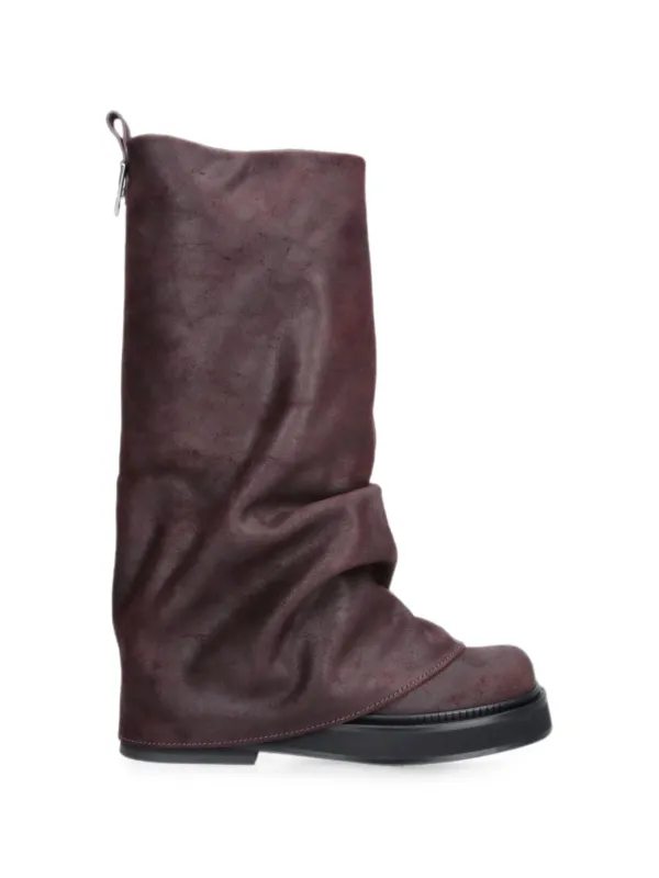 The Attico Robin Boots in Purple