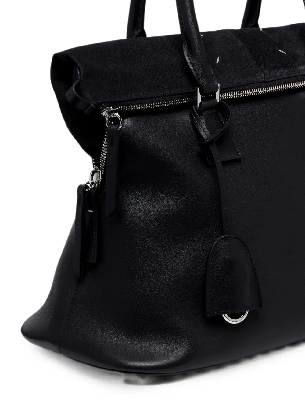 Maison Margiela 5AC Soft kalfsleren schoudertas Zwart