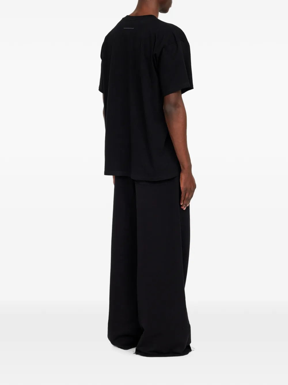 MM6 Maison Margiela T-shirt met patch Zwart