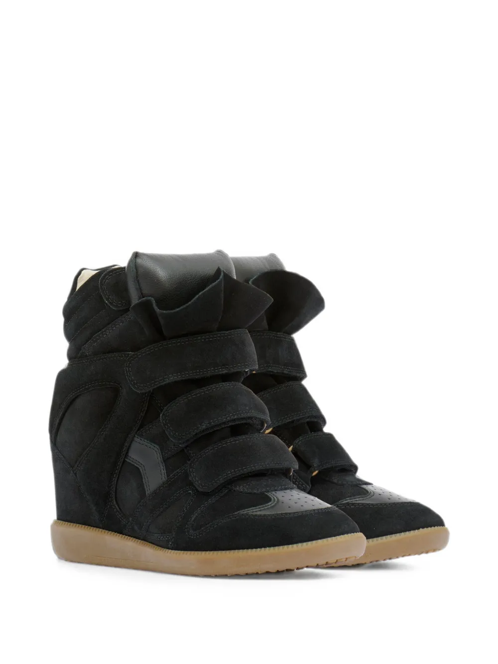 ISABEL MARANT Bekett wedge sneakers Zwart