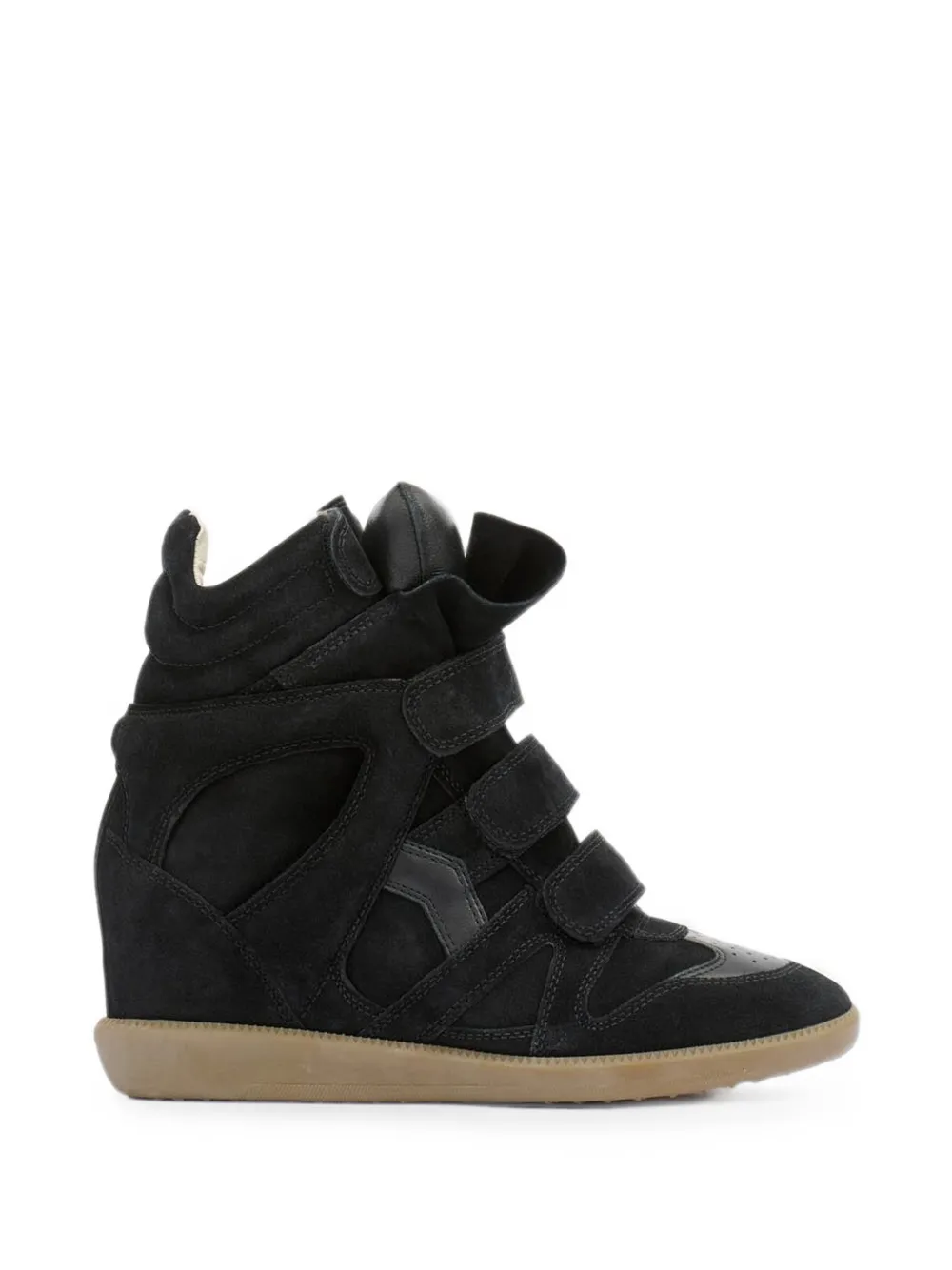 ISABEL MARANT Bekett wedge sneakers Zwart