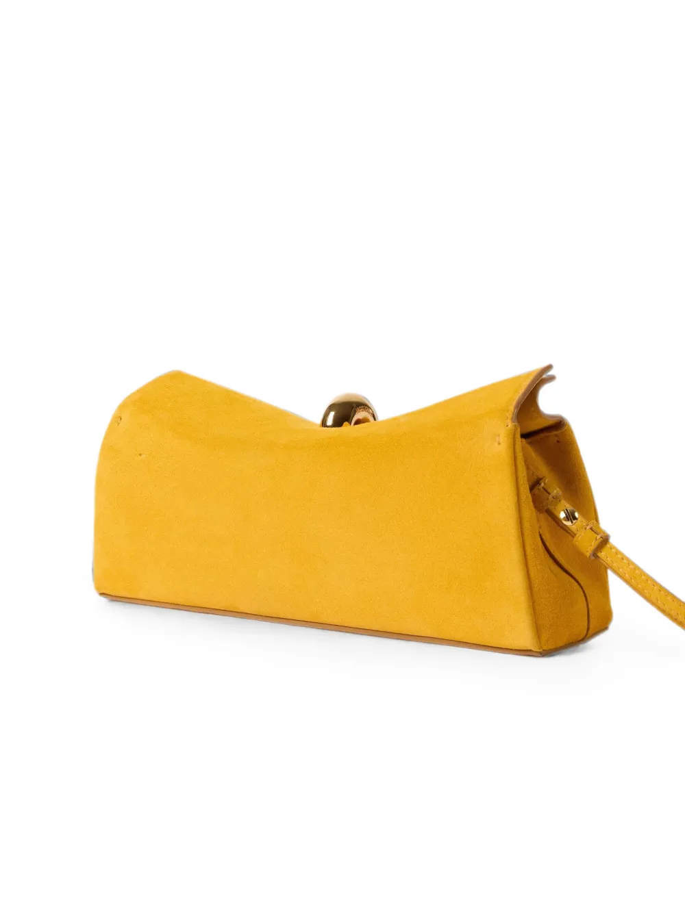 Jacquemus The Valérie Folded Clutch in Yellow, view 4