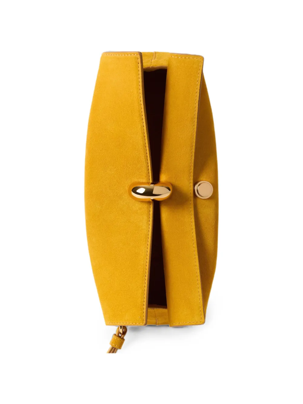 Jacquemus The Valérie Folded Clutch in Yellow, view 3