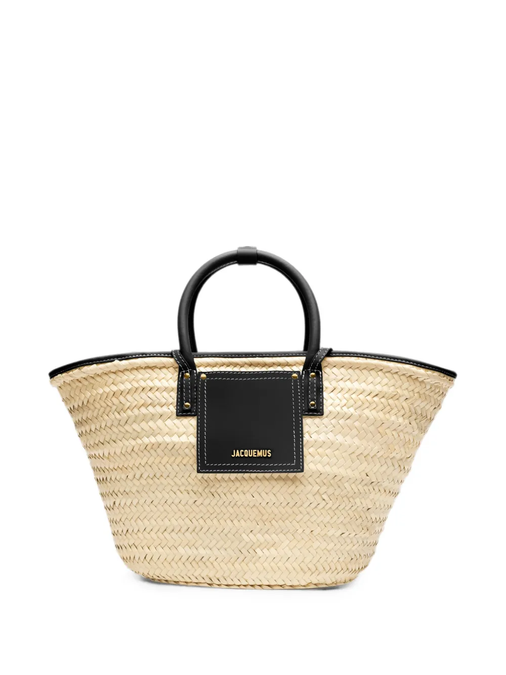 Jacquemus The Soli beach basket raffia bag - Neutrals