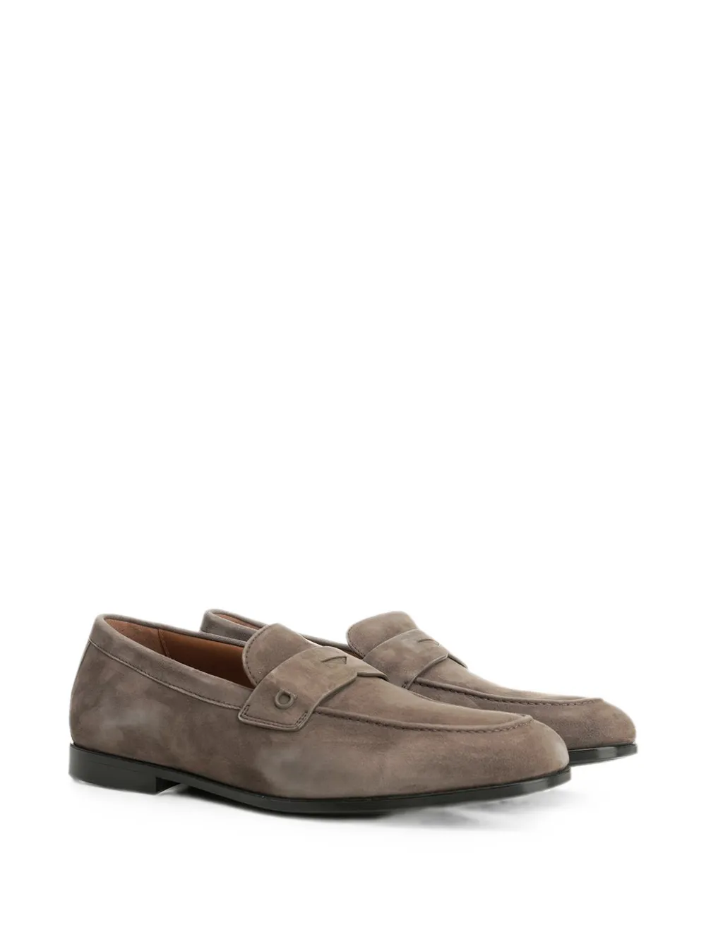 Ferragamo Tiberius leather loafer Bruin