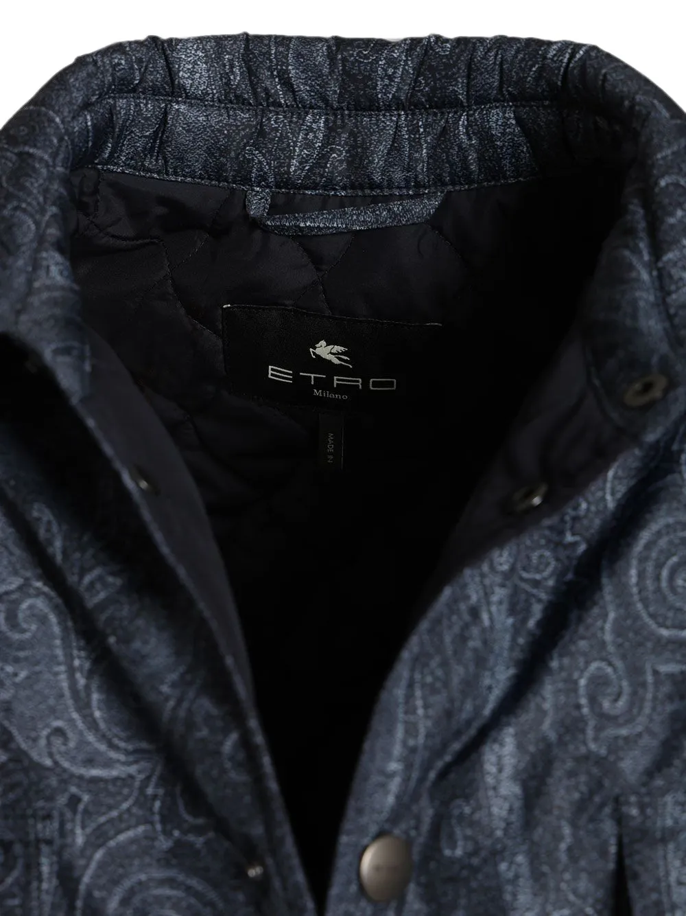 ETRO Jack met paisley-print Blauw