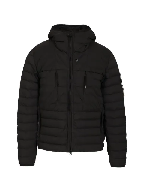 Stone Island quilted hooded coat