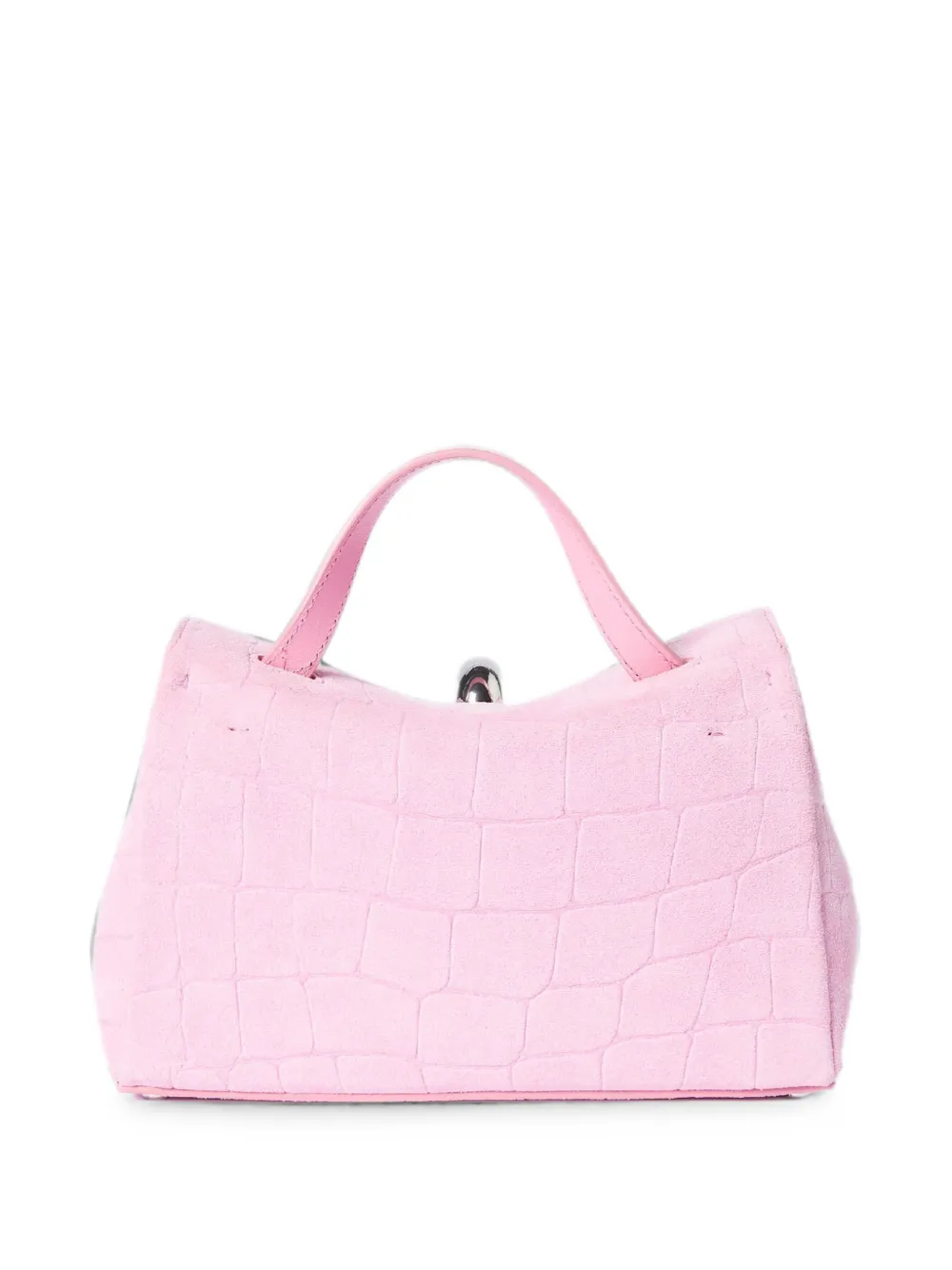 Jacquemus The Small Valérie Folded Bag in Pink, view 3