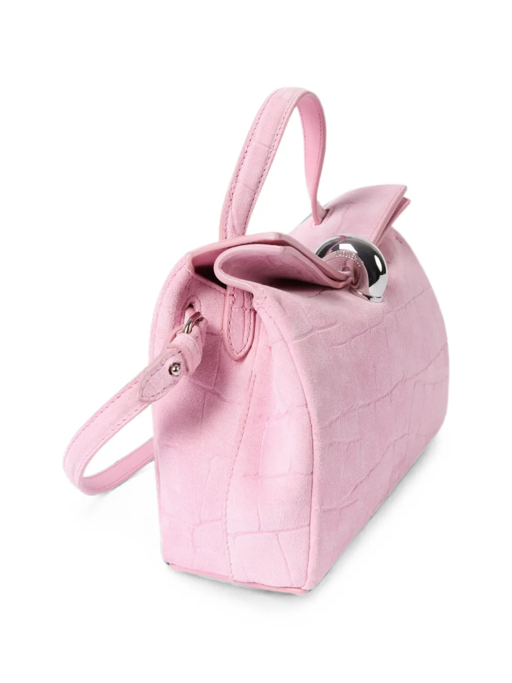 Jacquemus The Small Valérie Folded Bag in Pink, view 5