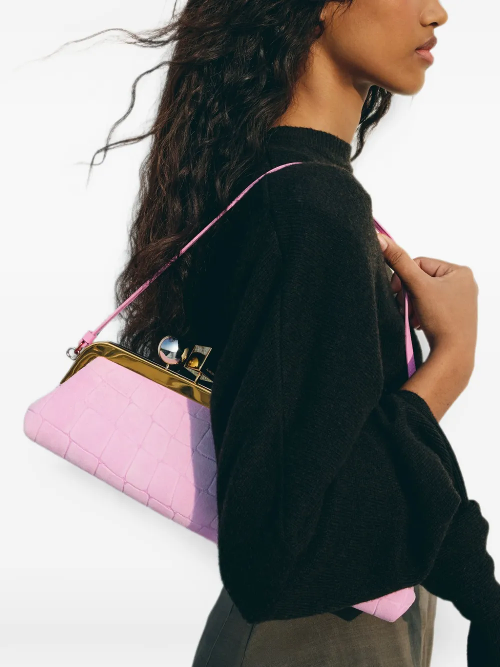 Jacquemus The Salon clutch Roze