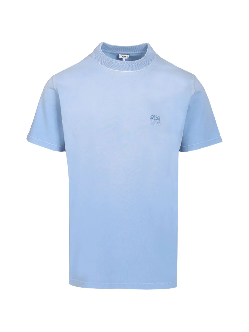 LOEWE Anagram-embroidered T-shirt - Blu