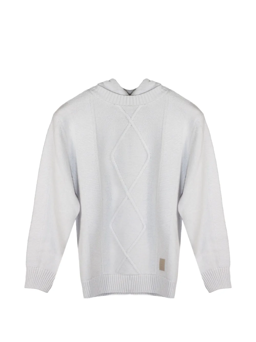 Eleventy Kids geometric-pattern sweater - Grigio