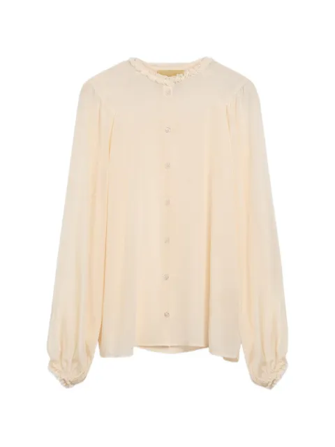 MOMONÌ Huna silk crêpe de Chine blouse