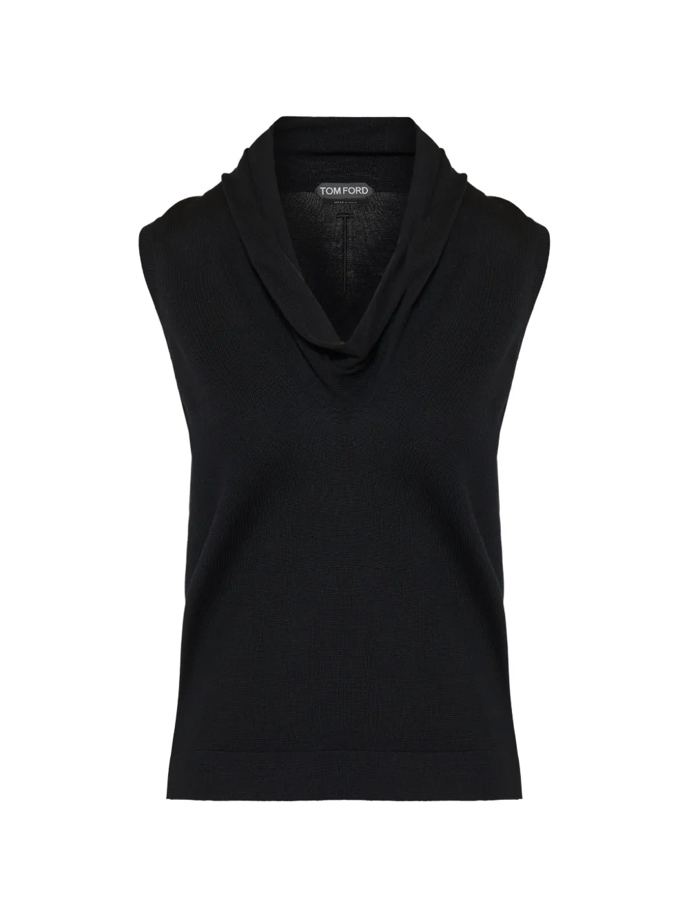 TOM FORD cowl-neck sleeveless top - Black
