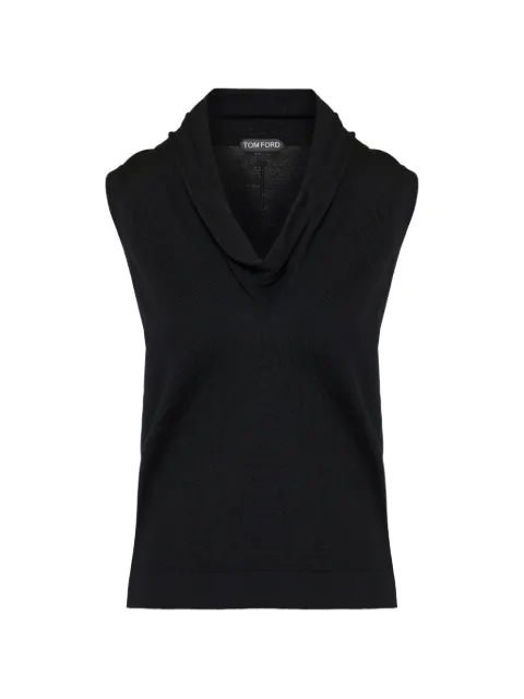 TOM FORD cowl-neck sleeveless top