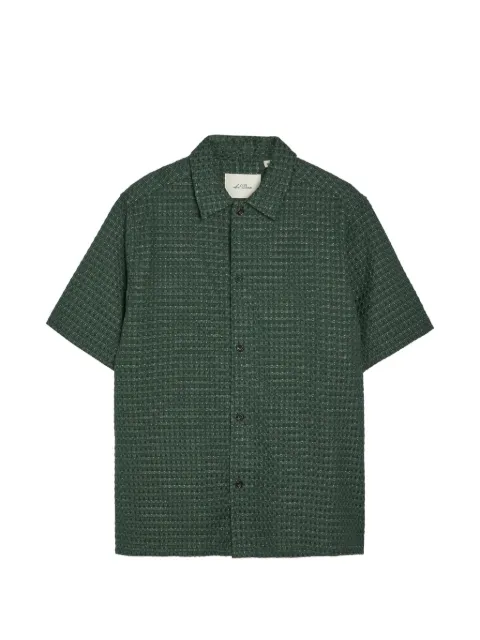 Les Deux textured short-sleeved shirt