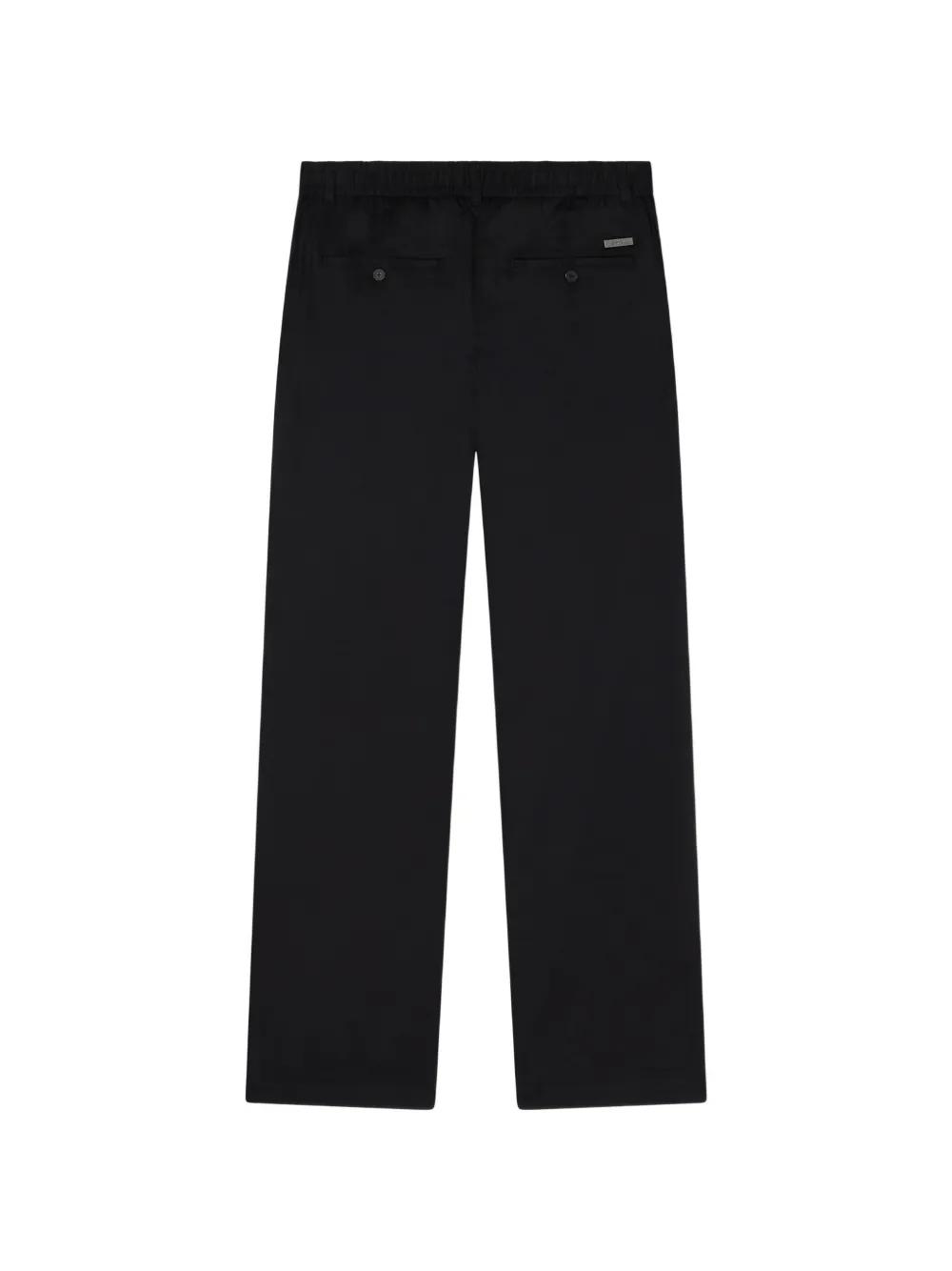 Armani Exchange Broek met elastische taille Zwart