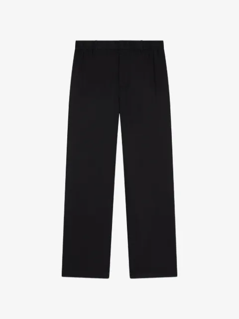 Armani Exchange pantalones anchos con pretina elástica