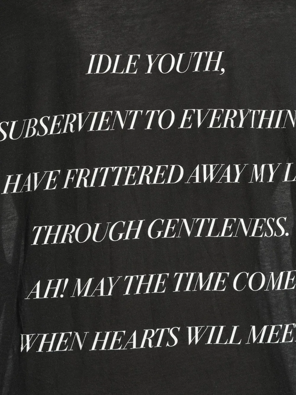 Balenciaga The Song Of The Highest Tower T-shirt met bloemenprint Zwart