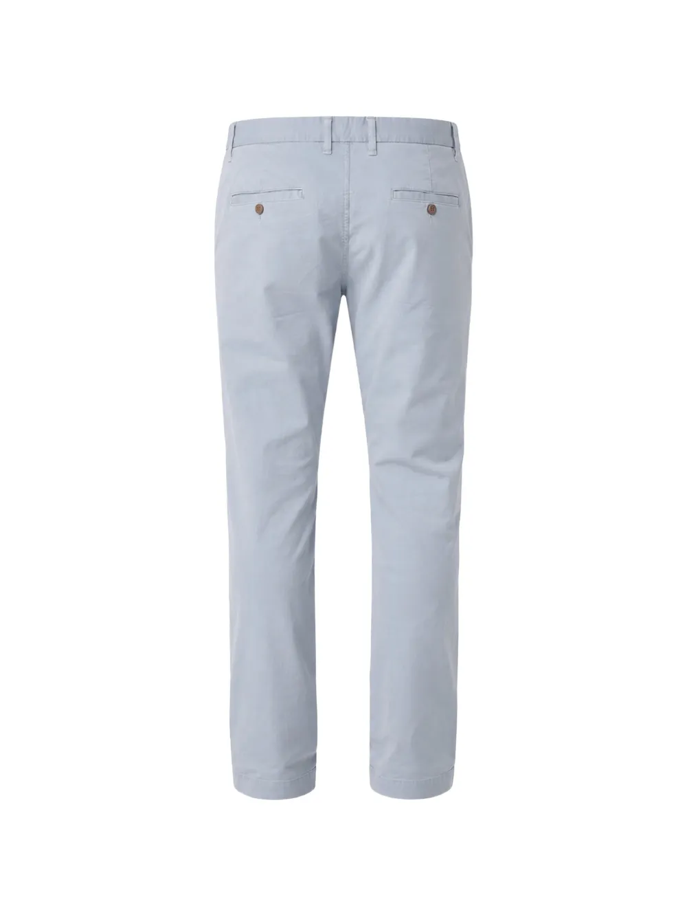 Blauer Button-up chino Blauw
