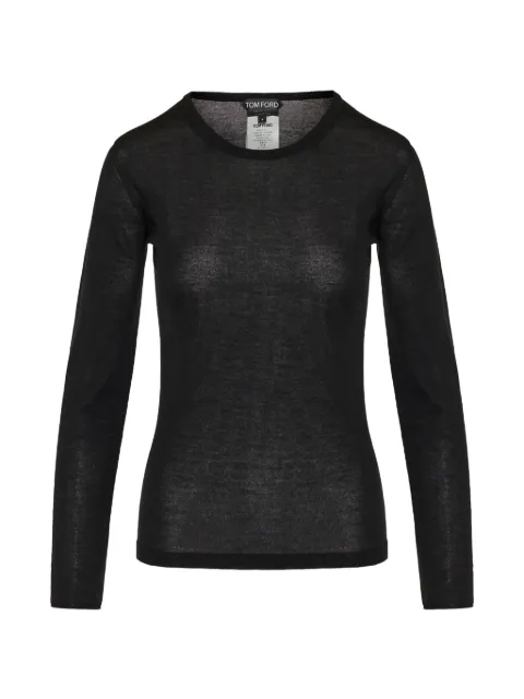 TOM FORD fine-knit long-sleeve T-shirt