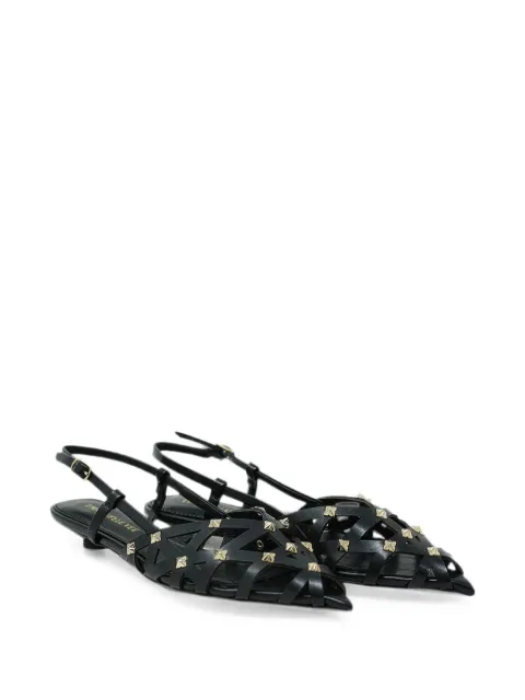 EMANUELLE VEE stud-embellished cage sandals
