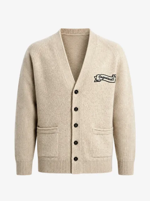 DSQUARED2 cardigan à patch logo