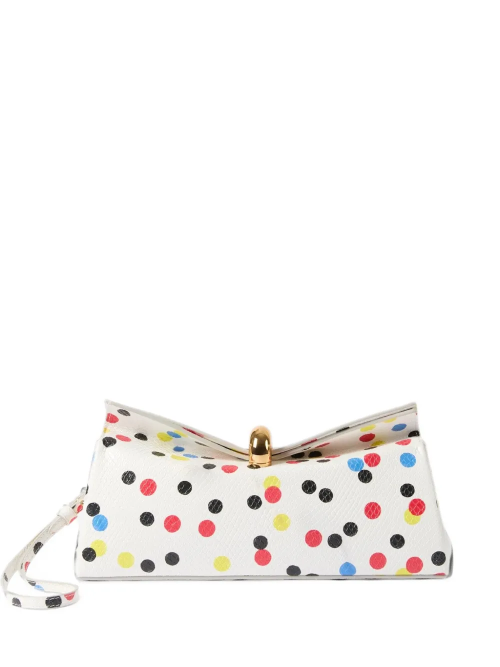 Jacquemus The Valérie folded clutch - Bianco