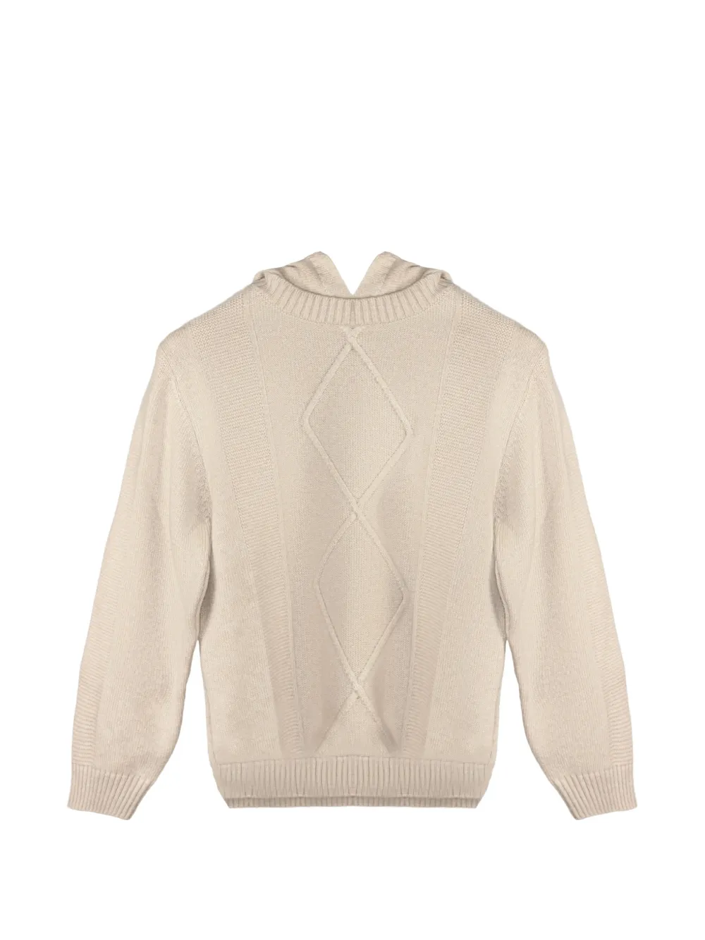 Eleventy Kids geometric relief-pattern sweater - Toni neutri