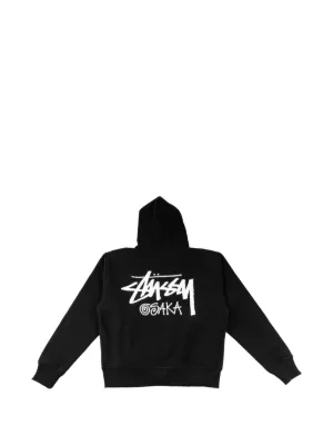 Stüssy Osaka logo-print Hoodie | Black | FARFETCH