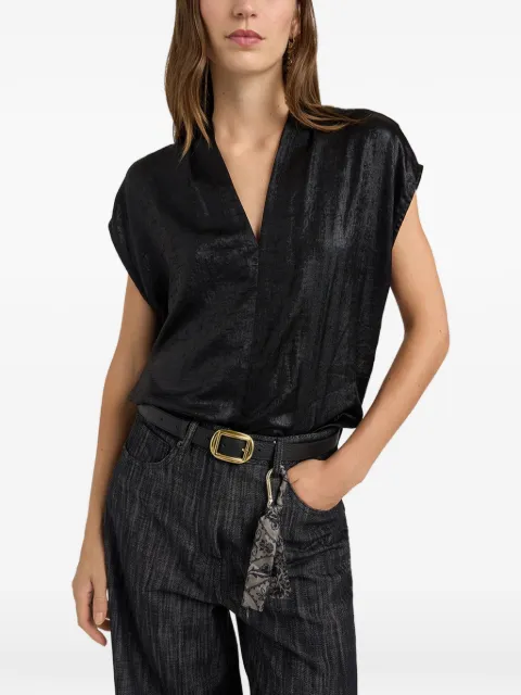 MOMONÌ Hildra V-neck top