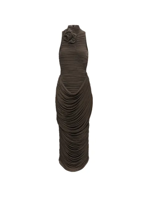 Magda Butrym vestido midi con detalle floral
