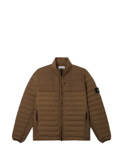 Stone Island plumífero con parche del logo
