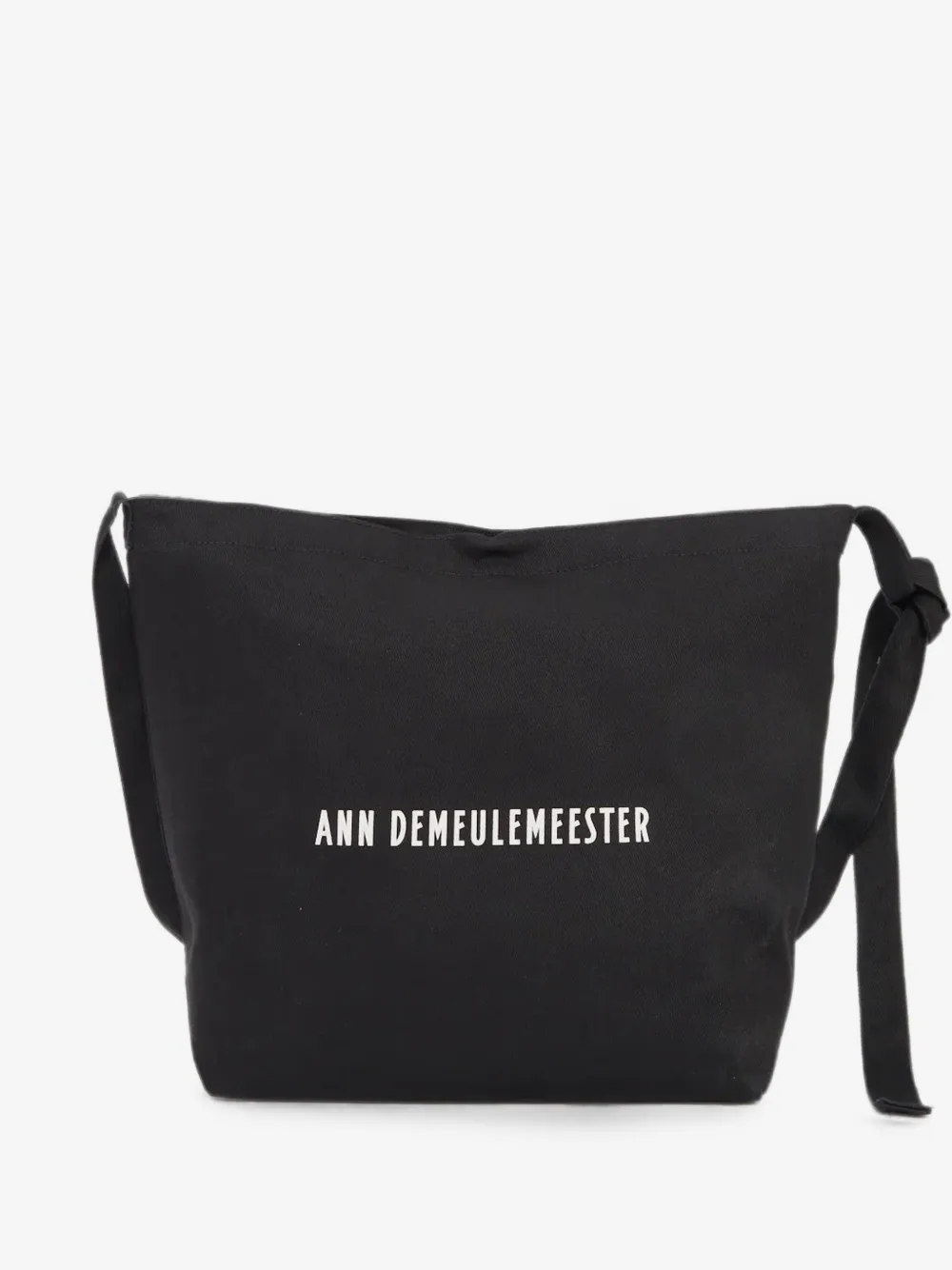 Ann Demeulemeester 로고 프린트 코튼 숄더백