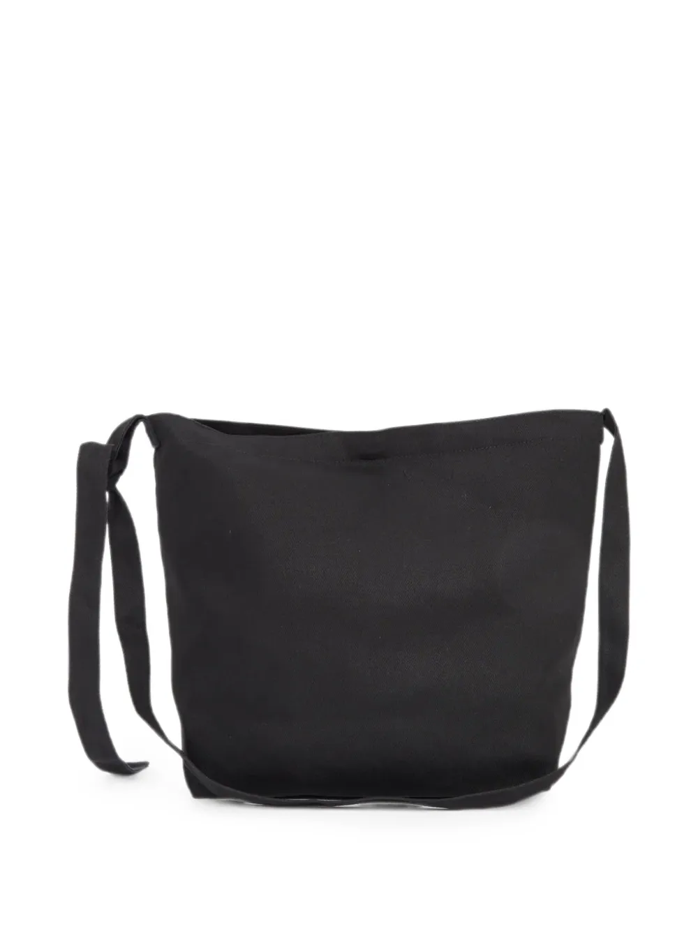 Ann Demeulemeester Schoudertas met logoprint Zwart