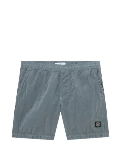 Stone Island logo-patch swim shorts