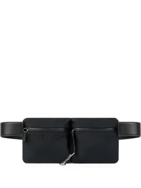 Givenchy riñonera con logo en relieve y hebilla