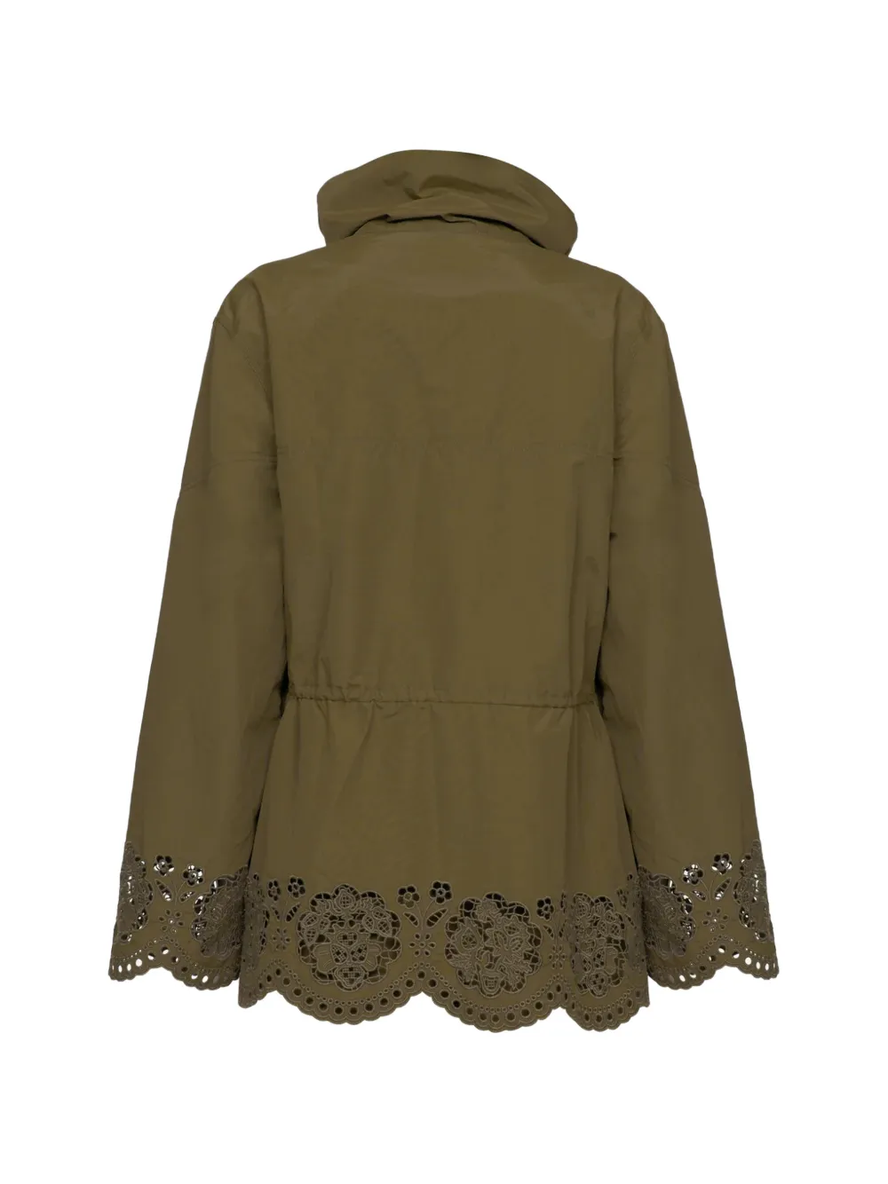 Sea Vittoria jack met geborduurde ringlets Groen