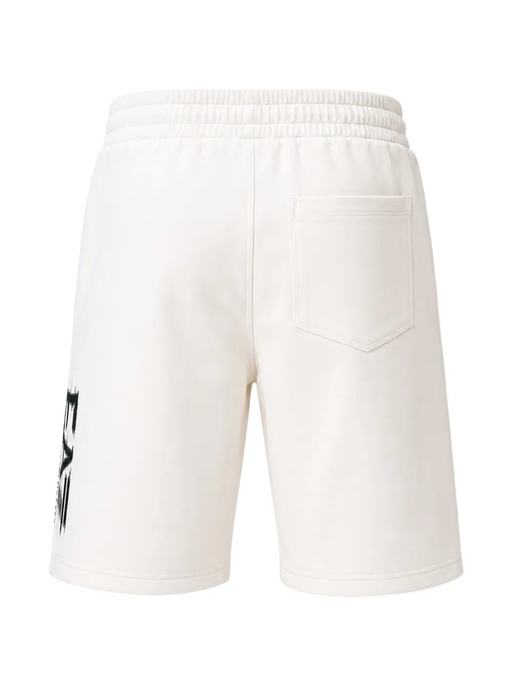 Ea7 Emporio Armani Katoenen shorts met logoprint Wit