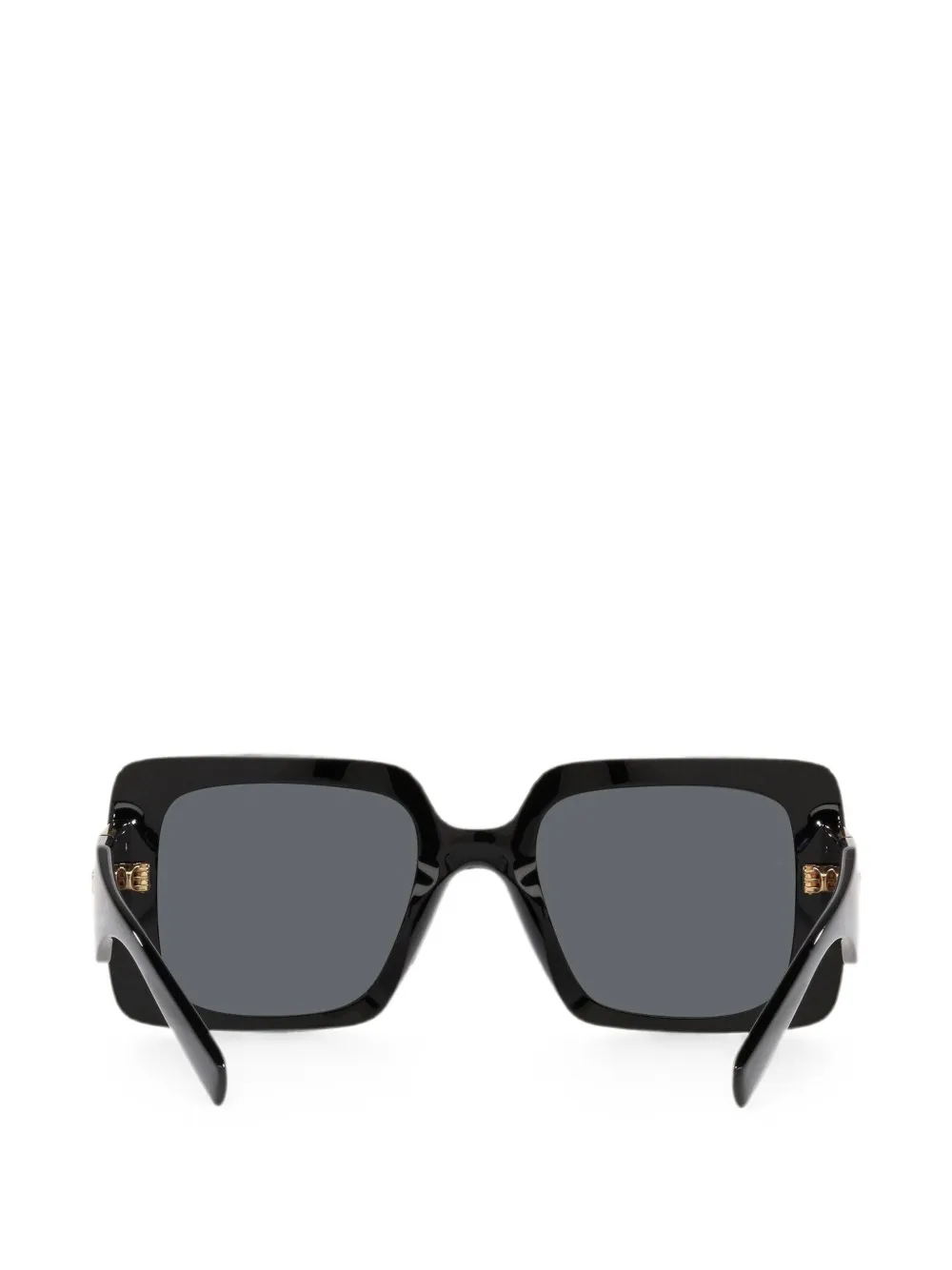 Versace Eyewear Zonnebril met vierkant montuur Zwart