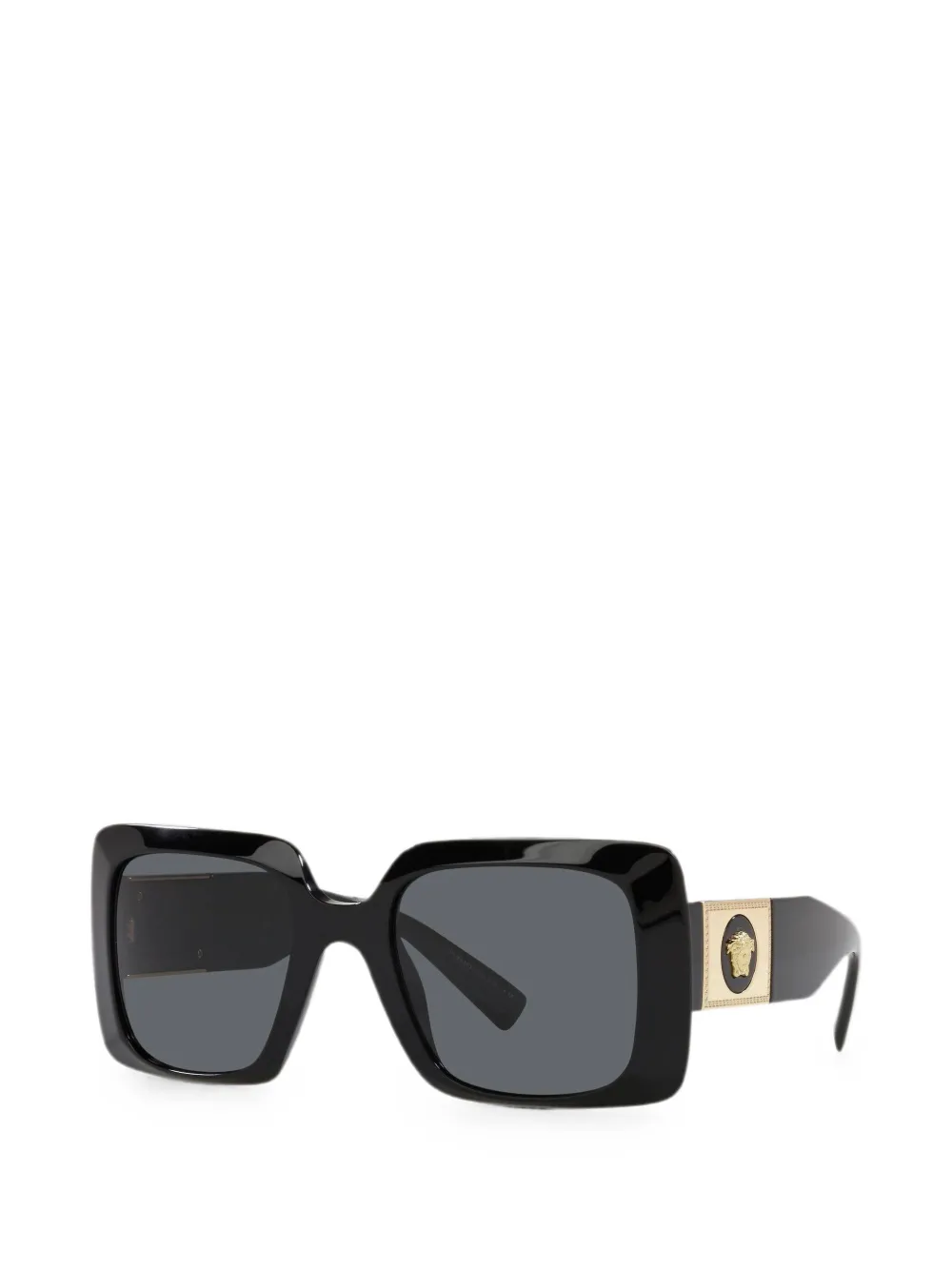 Versace Eyewear Zonnebril met vierkant montuur Zwart