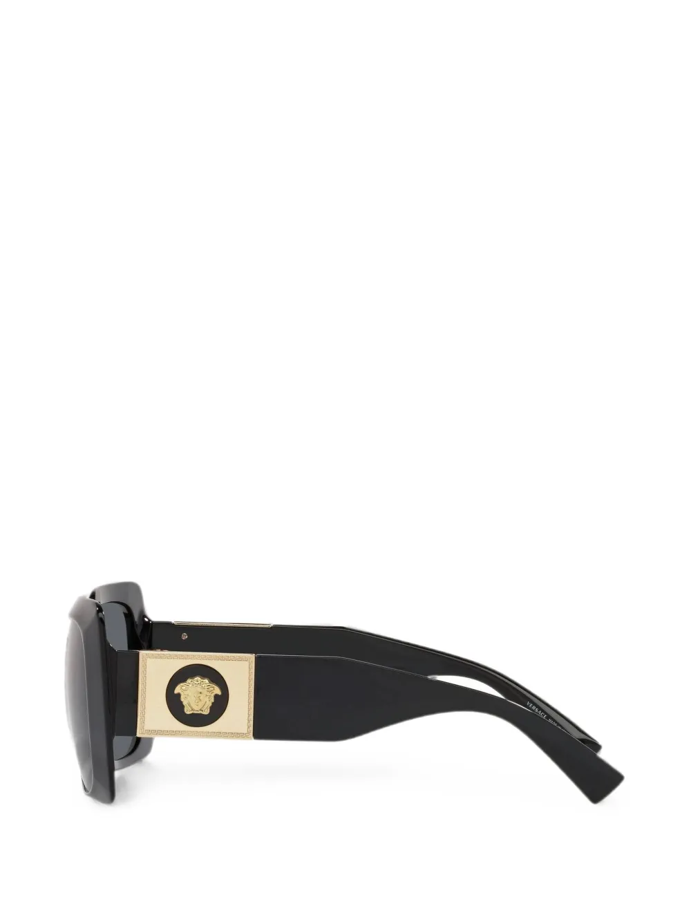 Versace Eyewear Zonnebril met vierkant montuur Zwart