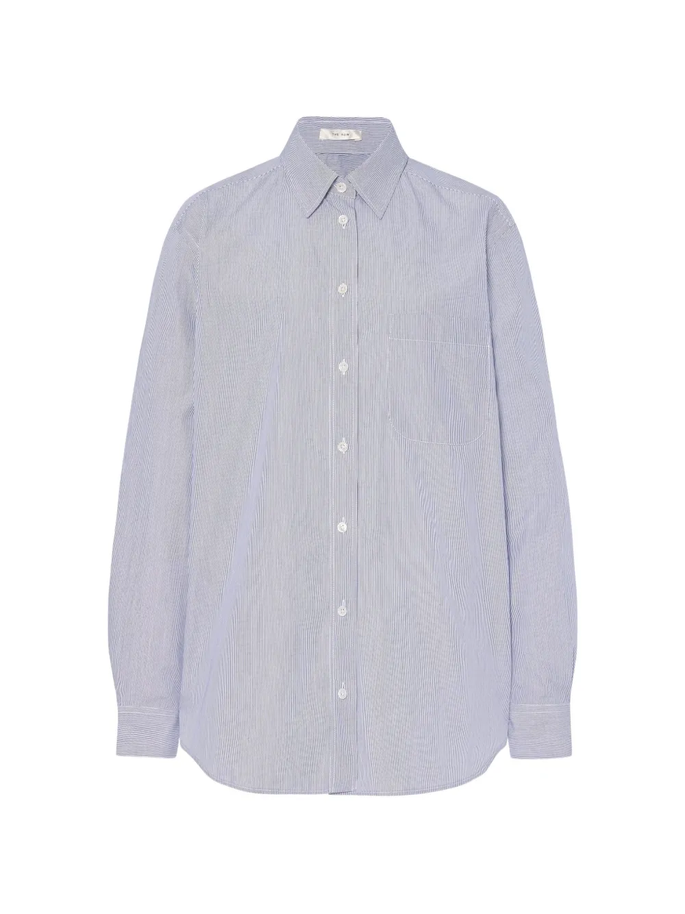 The Row Gavina striped cotton shirt - Blue