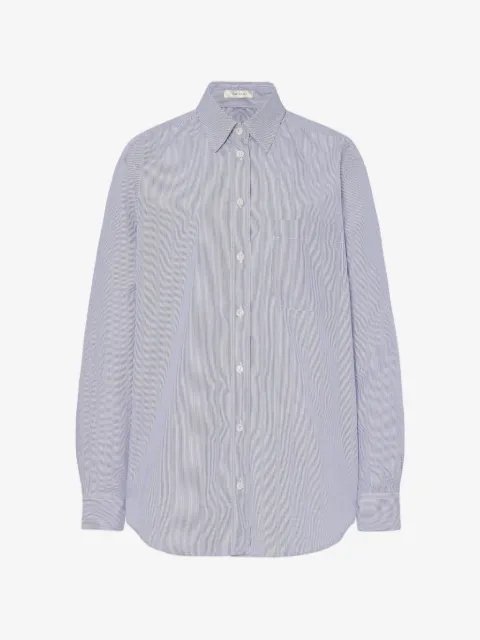 The Row Gavina gestreept katoenen blouse