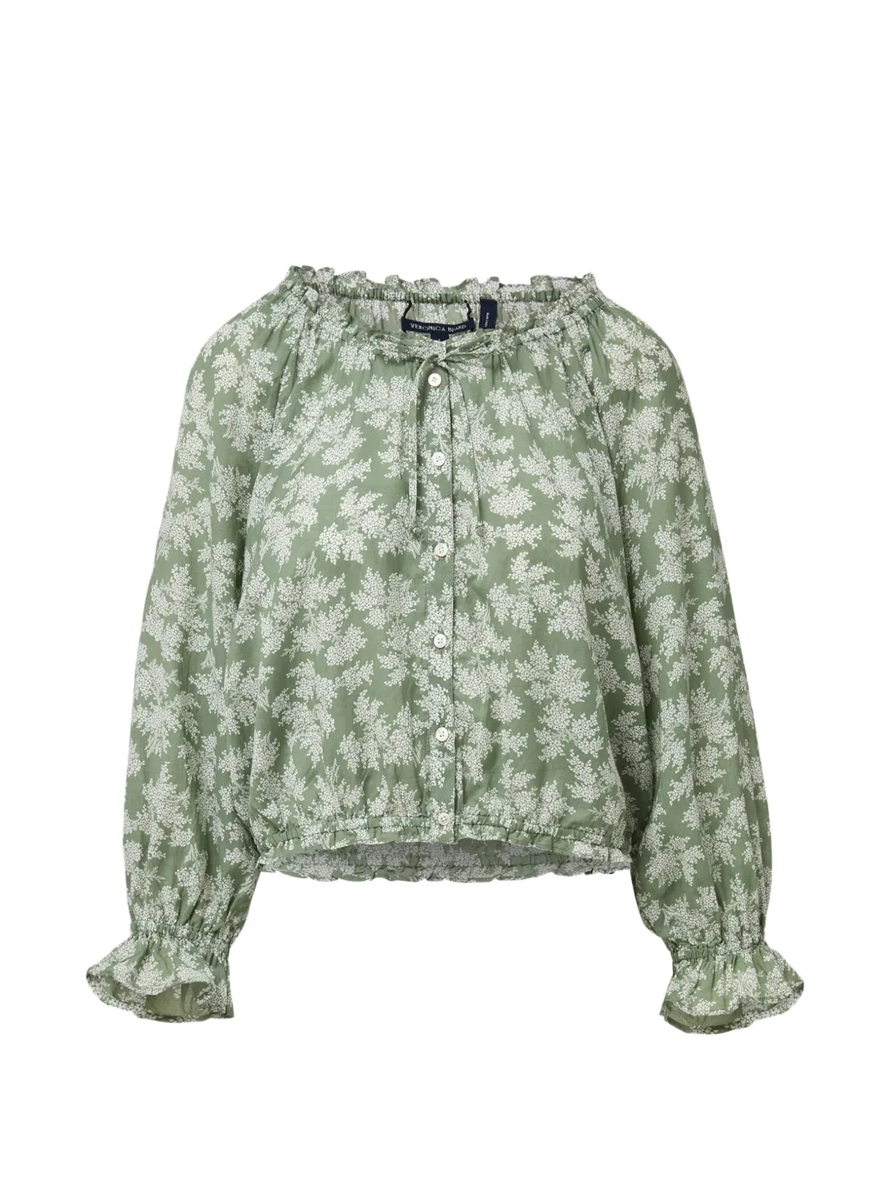 Veronica Beard Williamsen floral-print top - Verde