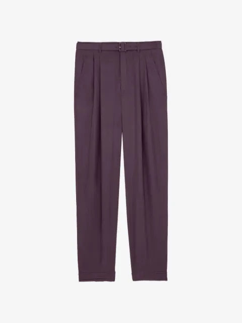 Saint Laurent pleated-front tailored trousers